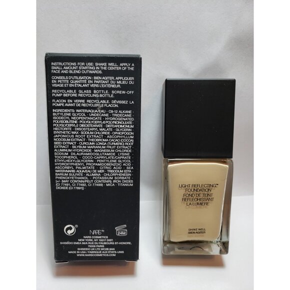 NARS Light Reflecting Foundation Light 3 Gobi 1 oz NIB - Picture 2 of 6